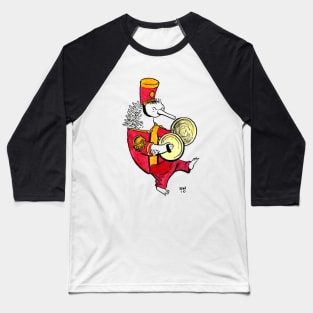 Marching Echidna Baseball T-Shirt